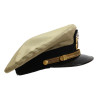 Cap, Officer, US Navy, Chino, Size 7 ¼