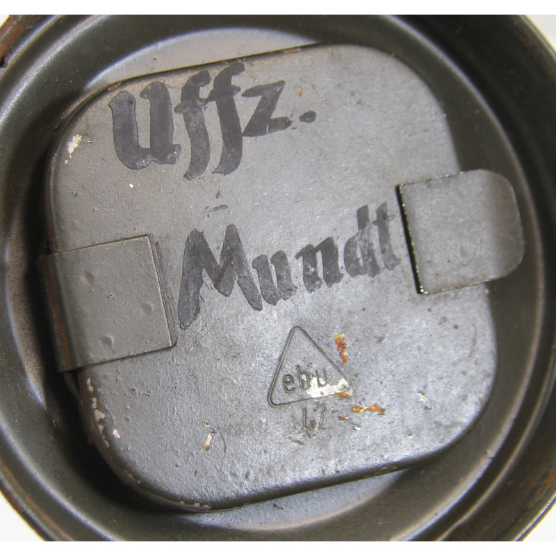 Mask, Gas, M30, German, 1940, with Canister, 1942, Named, 3. Fallschirmjäger-Division, Hill 192