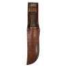 Knife, Cattaraugus 225Q, with Leather Scabbard, Named