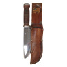 Knife, Cattaraugus 225Q, with Leather Scabbard, Named