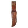 Knife, Cattaraugus 225Q, with Leather Scabbard, Named