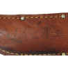 Knife, Cattaraugus 225Q, with Leather Scabbard, Named