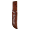 Knife, Cattaraugus 225Q, with Leather Scabbard, Named