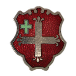 Crest, DUI, 2nd Medical Battalion, 2nd Infantry Division, Pin Back