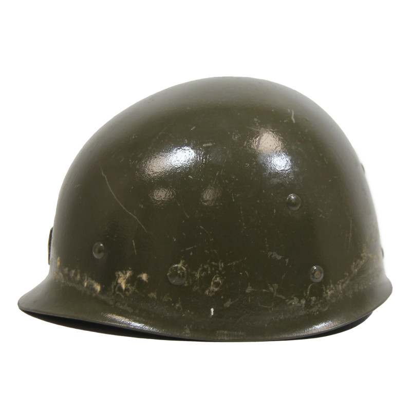 Sous-casque M1 (liner), FIRESTONE, A washers verts, Cpt. W.J. Choquette, 109th Signal Battalion