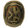 Casque M1, pattes fixes, liner HAWLEY, F1c Leo Zatoon, 21st Naval Construction Bn., Seabees, PTO Casque M1, pattes fixes, liner HAWLEY, F1c Leo Zatoon, 21st Naval Construction Bn., Seabees, PTO