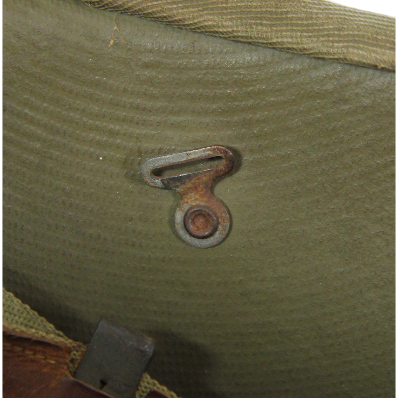 Casque M1, pattes fixes, liner HAWLEY, F1c Leo Zatoon, 21st Naval Construction Bn., Seabees, PTO