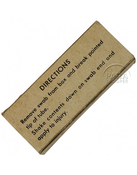 Boîte de tampons de teinture d'iode, HANDY PAD SUPPLY CO. Sept. 1942, pleine