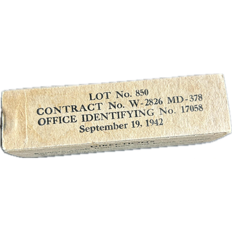 Boîte de tampons de teinture d'iode, HANDY PAD SUPPLY CO. Sept. 1942, pleine
