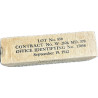 Boîte de tampons de teinture d'iode, HANDY PAD SUPPLY CO. Sept. 1942, pleine