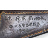 Holster de poitrine M3, BOYT 43, 2nd Lt. Robert Finch, 525th BS, 379th BG, 8th Air Force, USAAF, ETO, 1944 Holster de poitrine M3, BOYT 43, 2nd Lt. Robert Finch, 525th BS, 379th BG, 8th Air Force, USAAF, ETO, 1944