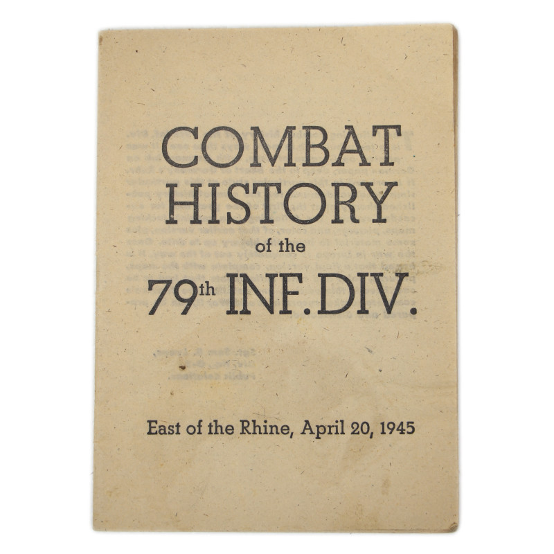 Booklet, Historical, 79th Infantry Division, April 1945