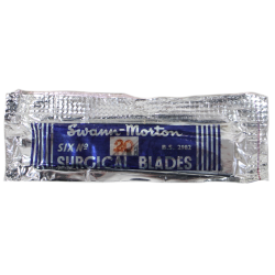Pack, Six Surgical Blades, Swann-Morton No. 10, Untouched