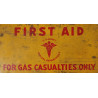 Boîte de premiers secours aux gaz (First Aid Gas Casualties), 1er type