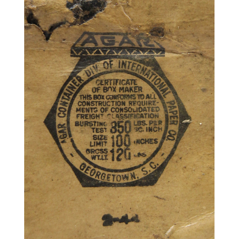 Carton de ration, Ten-in-One, 1944