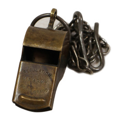 Whistle, Brass, REGULATION, US Army