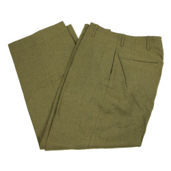 Trousers, Wool Serge, OD, 31 x 29, 1942
