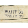Pantalon moutarde, 31 x 29, 1942