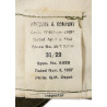 Pantalon moutarde, 31 x 29, 1942