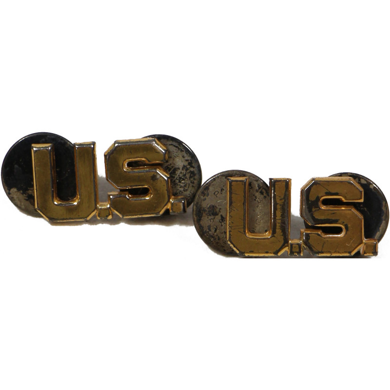 Insignias, Collar, Officer's, U.S., Clutch Back