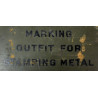 Outfit, Marking, for Stamping Metal, US Army, JAS. H. MATTHEWS & CO. 1942, Complete