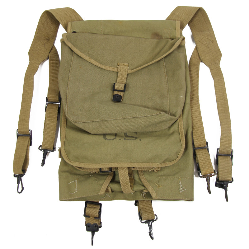 Havresac M-1928, British-Made, M.E. Co. 1943, complet