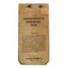Carnet d'étiquettes de blessés, US Navy, Emergency Medical Tag, 1944