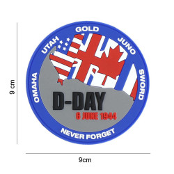 Insigne, D-Day Never Forget, tactique PVC 3D