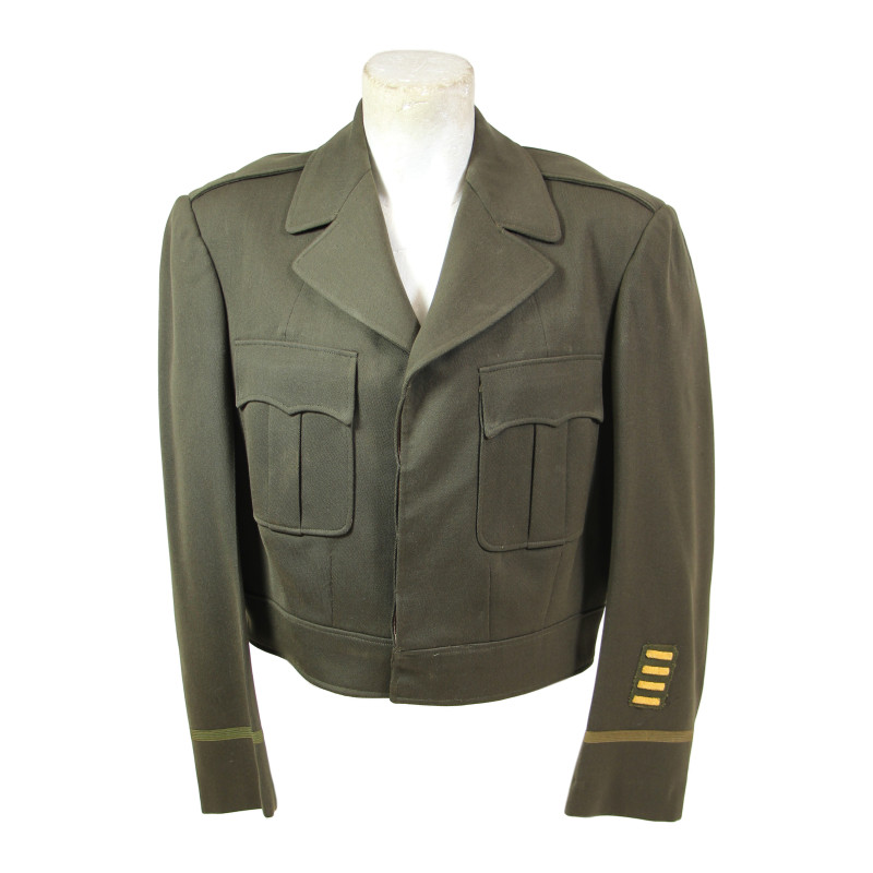 Jacket, Ike, Officer's, Dark OD, 'Chocolate', 40R
