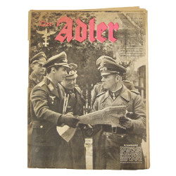 Magazine, Der Adler, July 11, 1944, German Edition, Erwin Rommel