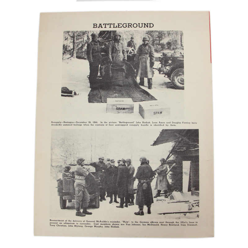 Corpus documentaire, 101st Airborne Division, Bastogne (Battleground)