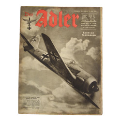 Magazine, Der Adler, May 19, 1942, French Edition, Focke-Wulf Fw 190
