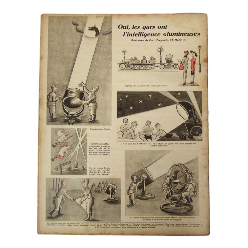 Magazine, Der Adler, May 19, 1942, French Edition, Focke-Wulf Fw 190