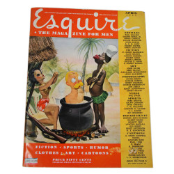 Magazine, Esquire, April 1944, with Pin-Up Girl