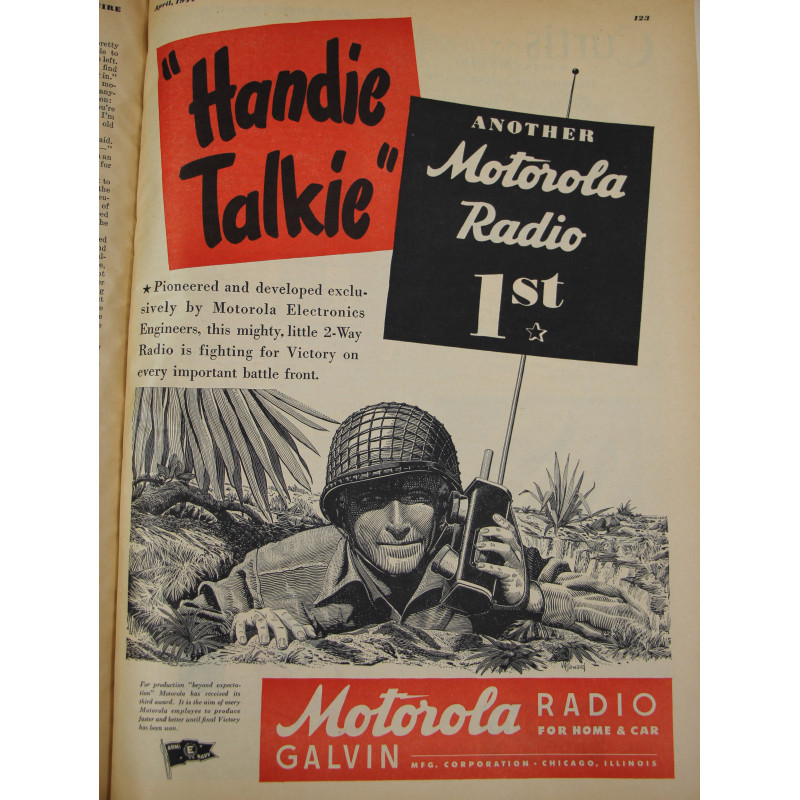 Magazine, Esquire, avril 1944, avec pin up