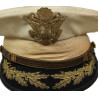 Cap, Senior Officer, US Army, White, LIVINGSTON'S, Size 7 ⅛ Cap, Senior Officer, US Army, White, LIVINGSTON'S, Size 7 ⅛