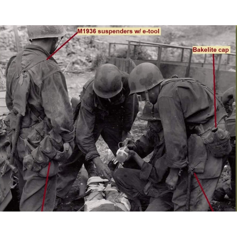 Pouch, Grenade, 5-Cell, US Army, J.Q.M.D. 1944