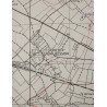Carte britannique, THAON, Putot-en-Bessin, Bretteville-l'Orgueilleuse, Normandie, 1943