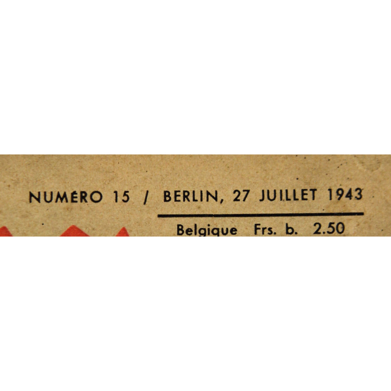 Magazine, Der Adler, July 27, 1943, French Edition, Messerschmitt Me 110