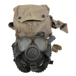 Masque à gaz, Mark IV, US Navy, 1944, complet