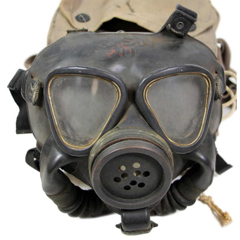 Mask, Gas, Mark IV, US Navy, 1944, Complete