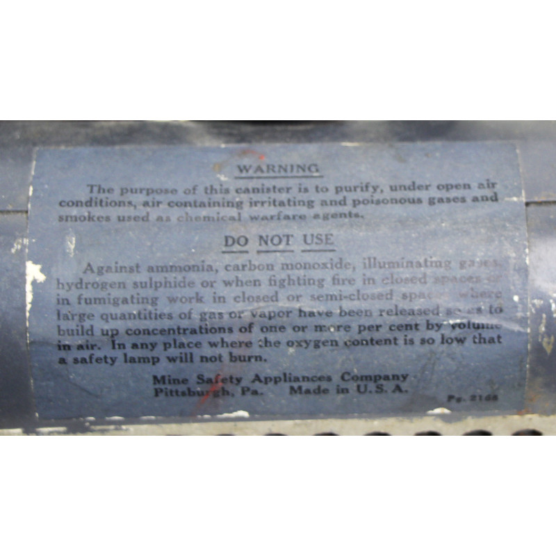 Mask, Gas, Mark IV, US Navy, 1944, Complete