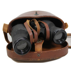 Binoculars, 6x30, M3, NASH-KELVINATOR CORP. 1942, with Case, Carrying, M17