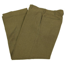 Trousers, Wool Serge, OD, 32 x 29, 1941