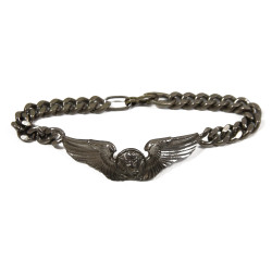 Bracelet, brevet de personnel navigant, USAAF, Sterling