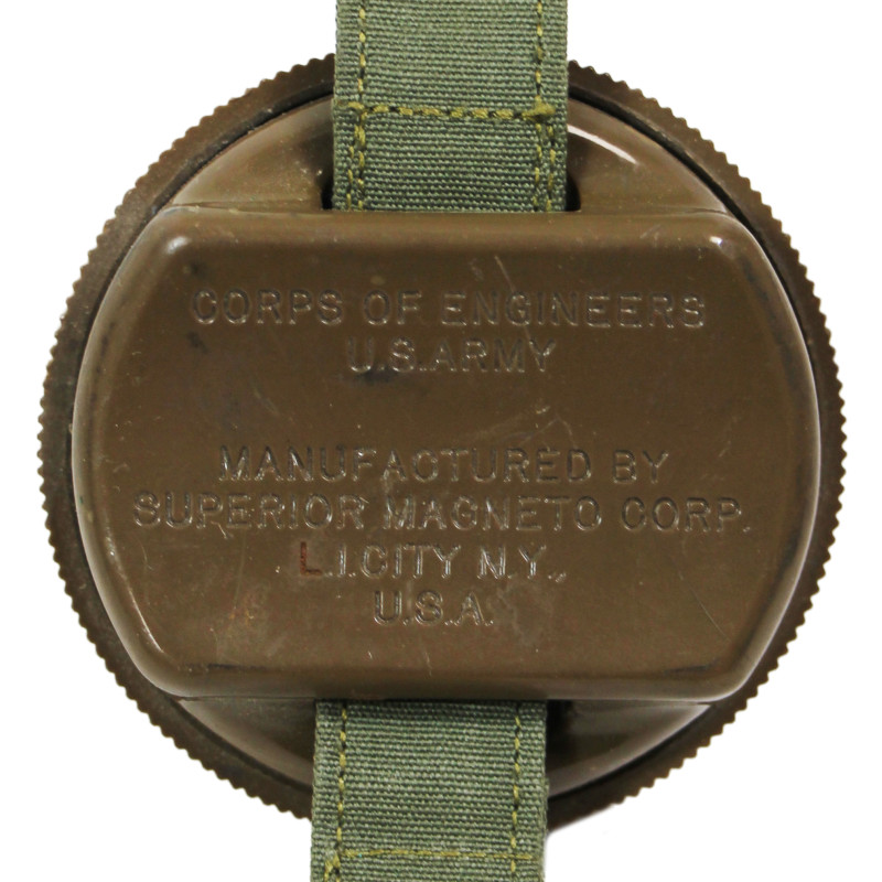 Boussole de poignet, Corps of Engineers, US Army, SUPERIOR MAGNETO CORP. 1944