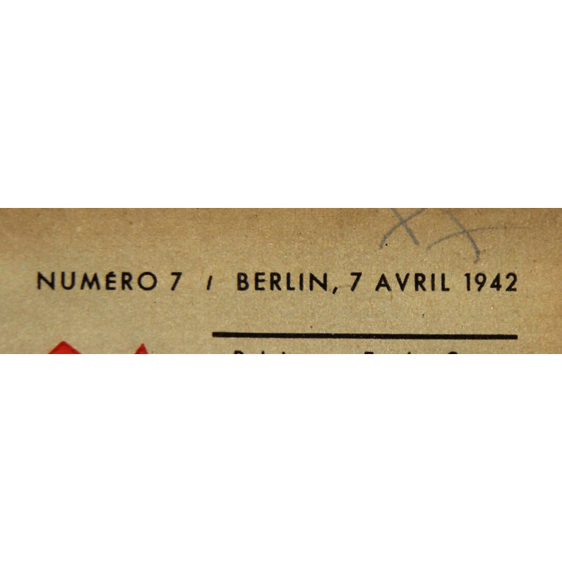 Magazine, Der Adler, April 7, 1942, French Edition