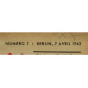 Magazine, Der Adler, April 7, 1942, French Edition