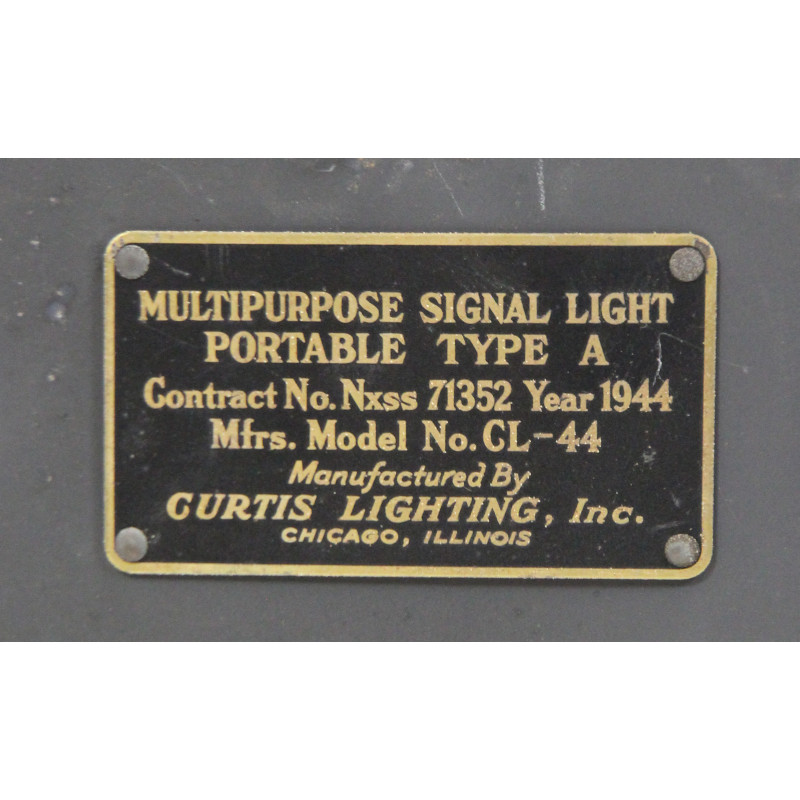 Light, Signal, Multipurpose, Portable, US Navy, Type A, 1944