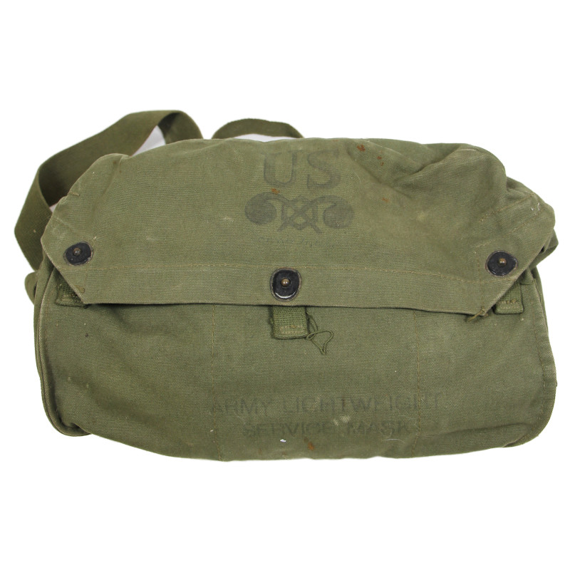 Mask, Gas, Lightweight, OD 7, 1943-1945, Complete